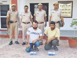 चूरू पुलिस और AGTF की बड़ी कार्रवाई: गैंगस्टर रोहित गोदारा के दो गुर्गे गिरफ्तार, फर्जी पासपोर्ट और US आर्मी की पिस्तौल बरामद