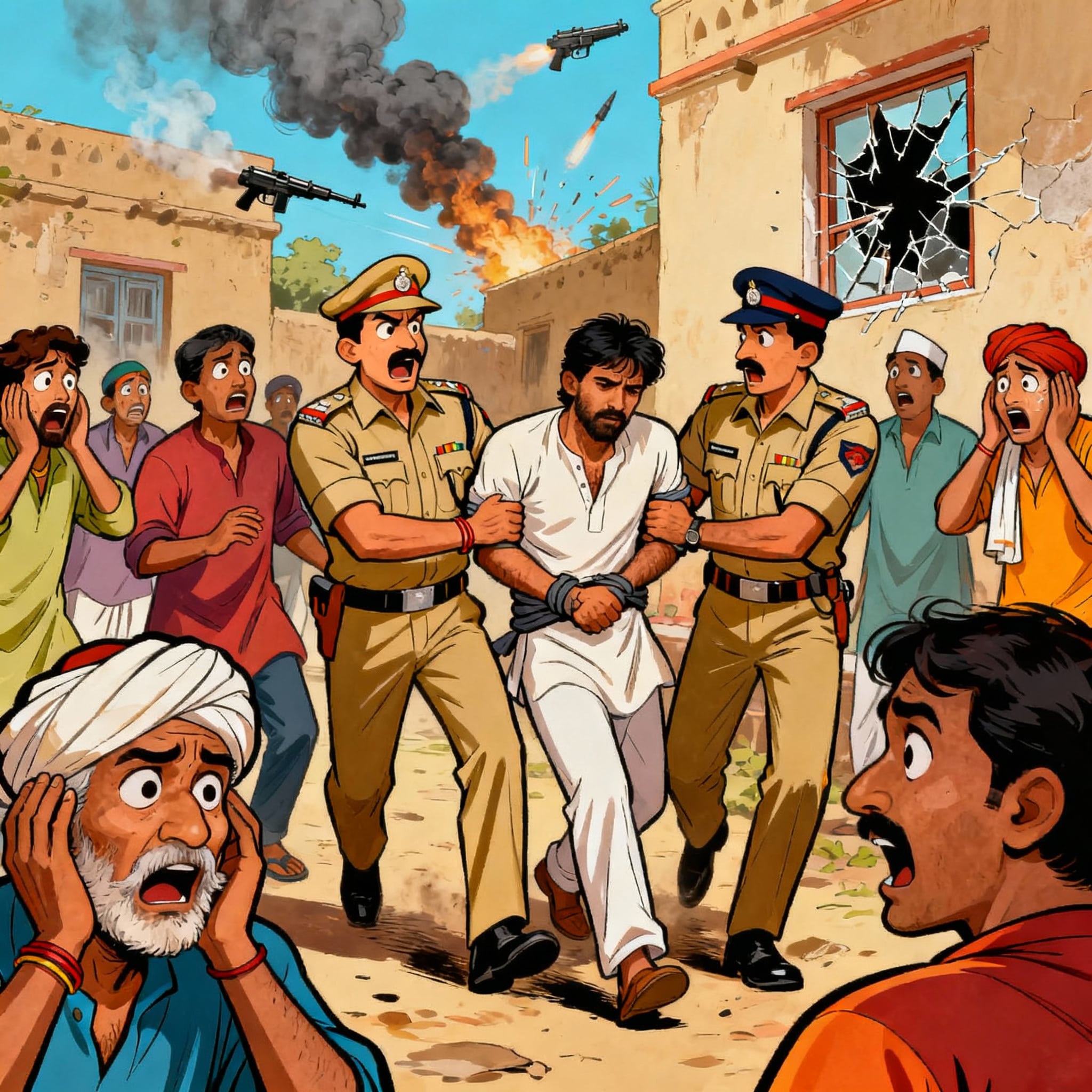 नोखा में हिस्ट्रीशीटर मदन बिश्नोई पकड़ा: वायरल फायरिंग वीडियो से खुलासा, मुकाम गांव में दहशत मिटेगी?